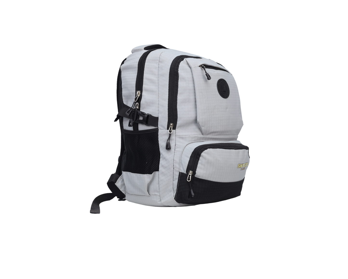 Light Gray School Backpack