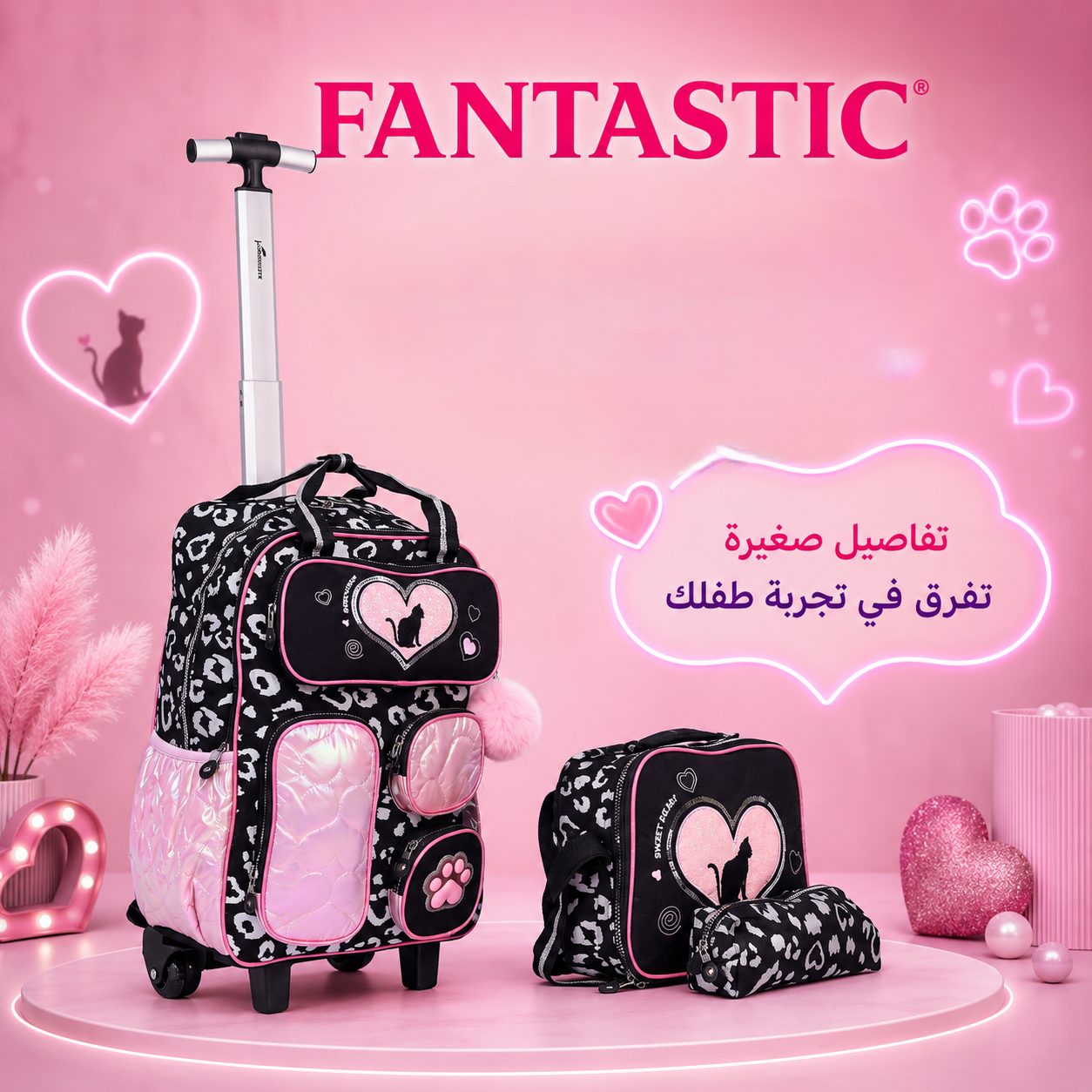 Black-Pink Bag zz020