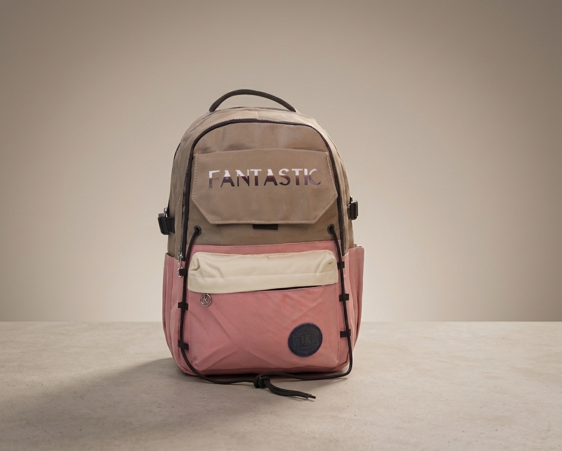 Beige-Pink Bage